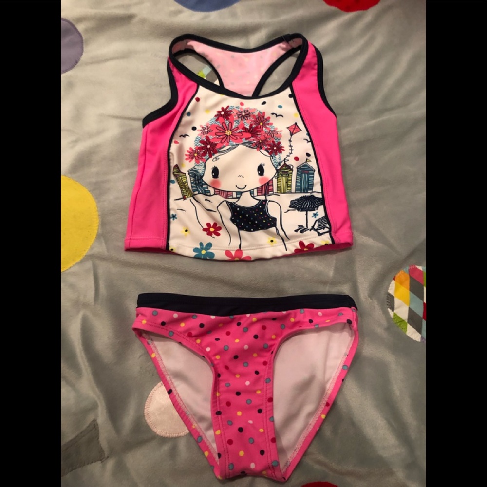 Girls two piece bathing suit